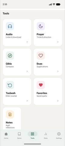 Quran Companion: Tools